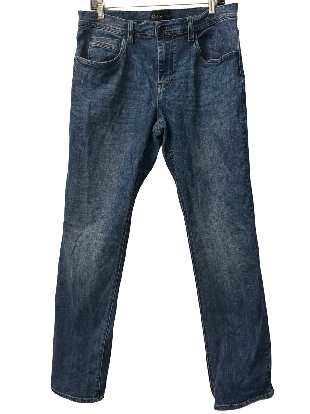 Empyre Men's Slim Straight Dark Blue Denim Jeans